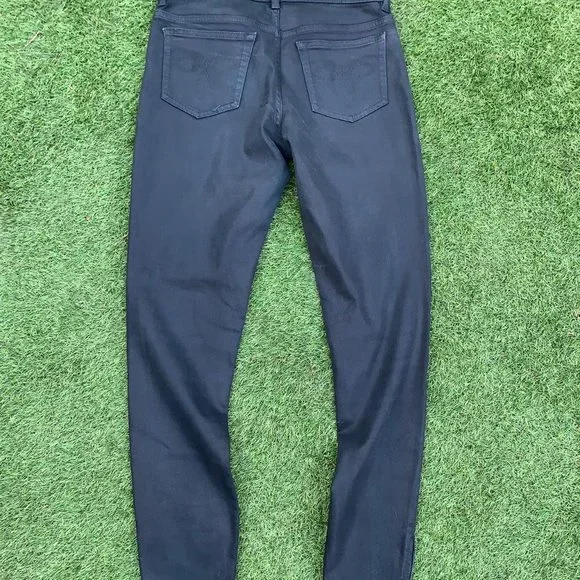 Ted Baker Womens Size 28 Trousers Ankle Zip Wet Look Night Out ladies. - Picture 4 of 4